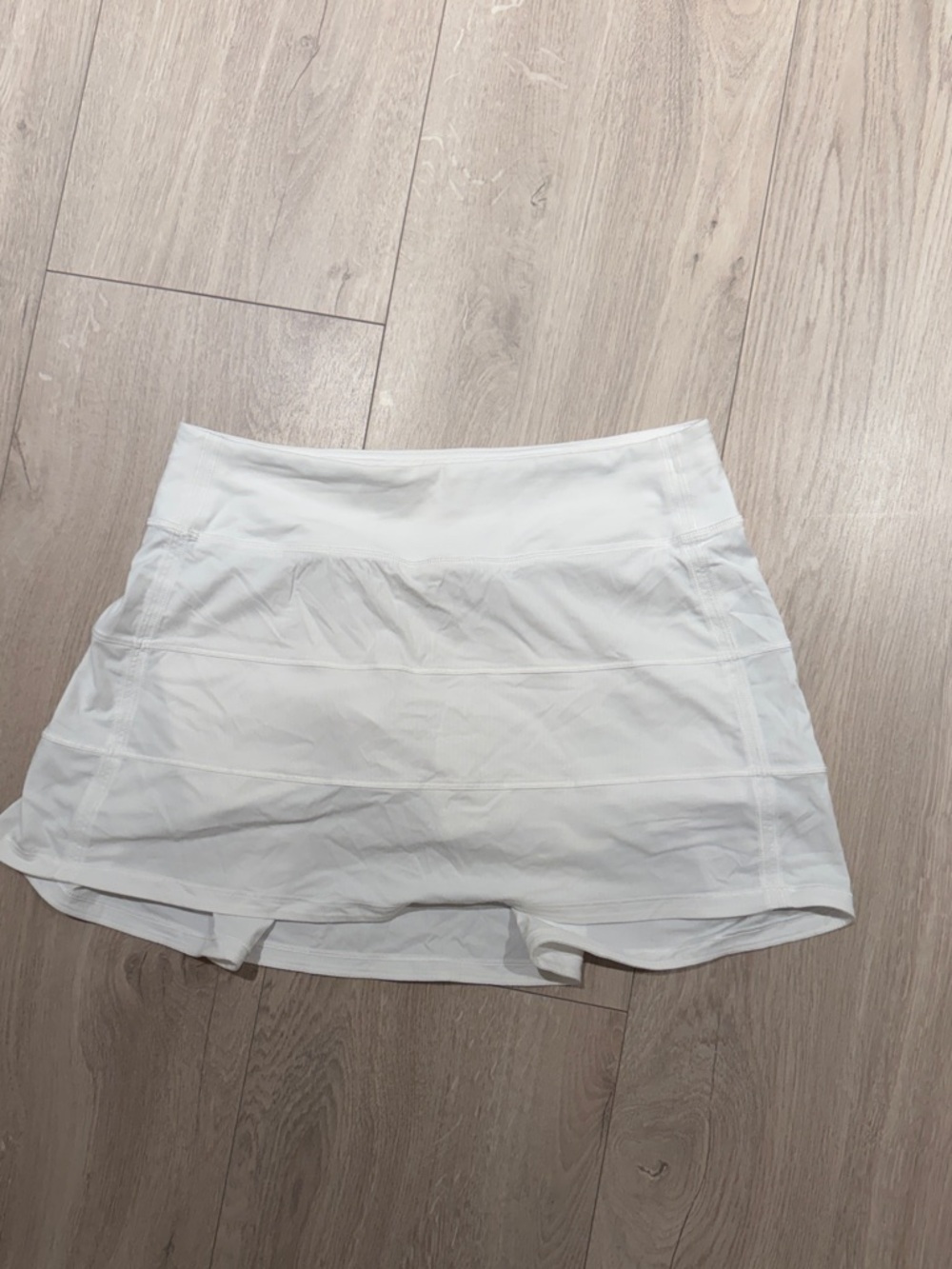 Lululemon White Women's Tennis Skort - Athletic Skirt with Built-In Shorts